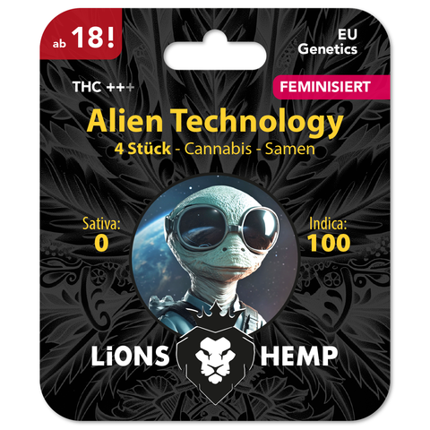 Cannabis Samen Alien Technology feminisiert Verpackung front