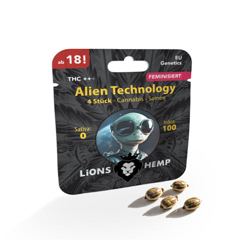 Cannabis Samen Alien Technology feminisiert Verpackung front