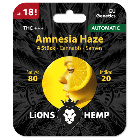 Cannabis Samen Amnesia Haze autoflowering Verpackung front