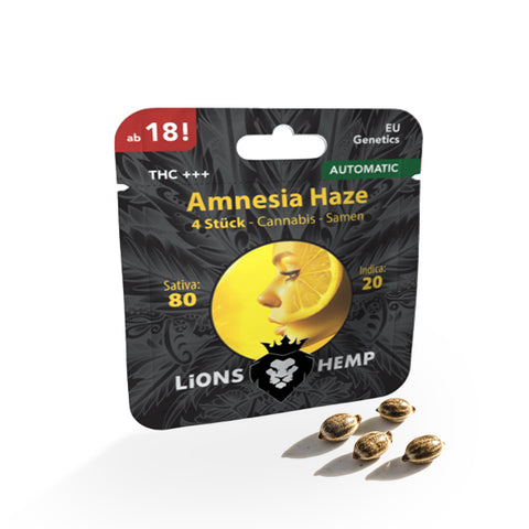Cannabis Samen Amnesia Haze autoflowering Verpackung front