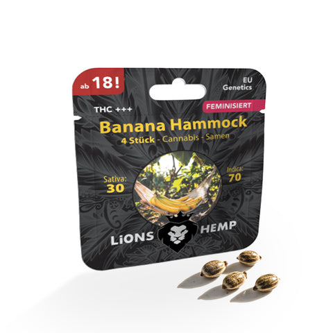 Cannabis Samen Banana Hammock feminisiert Verpackung front
