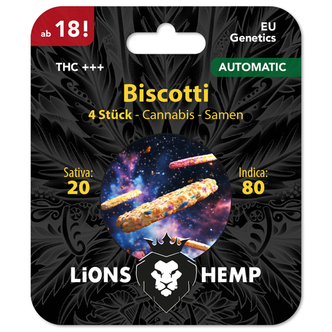 Cannabis Samen Biscotti autoflowering Verpackung front