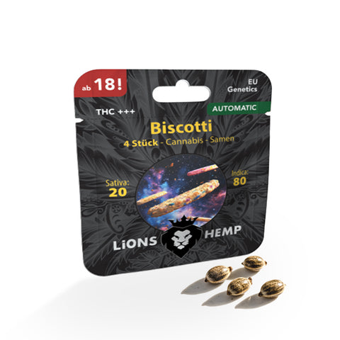 Cannabis Samen Biscotti autoflowering Verpackung front