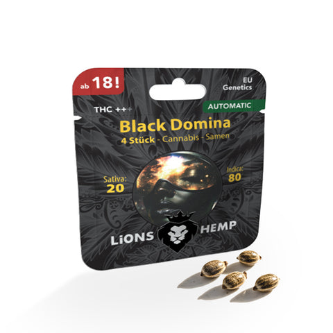 Cannabis Samen Black Domina autoflowering Verpackung front