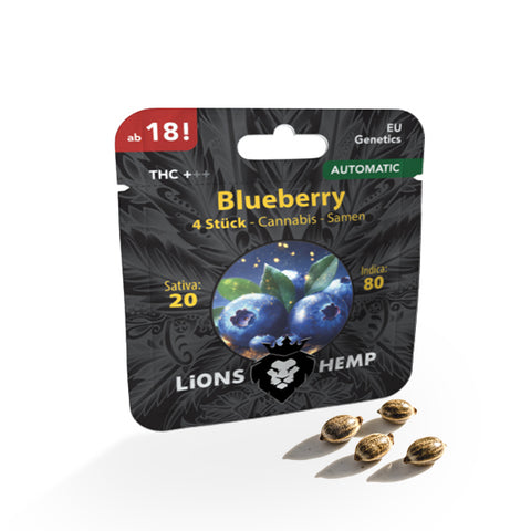 Cannabis Samen Blueberry autoflowering Verpackung front