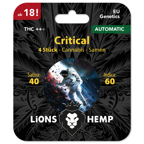 Cannabis Samen Critical autoflowering Verpackung front