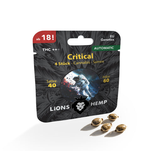 Cannabis Samen Critical autoflowering Verpackung front