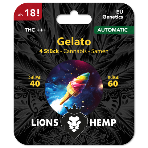 Cannabis Samen Gelato autoflowering Verpackung front