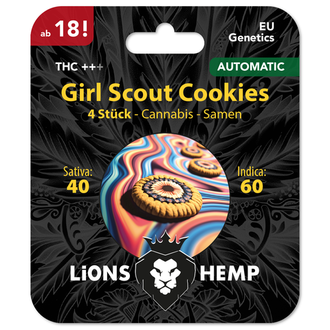 Cannabis Samen Girl Scout Cookies autoflowering Verpackung front
