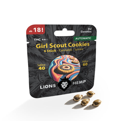 Cannabis Samen Girl Scout Cookies autoflowering Verpackung front