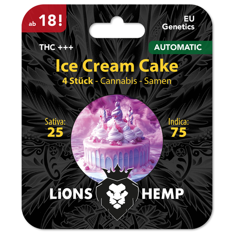 Cannabis Samen Ice Cream Cake autoflowering Verpackung front