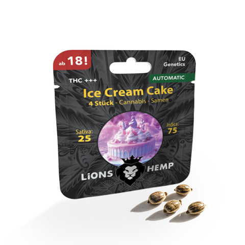 Cannabis Samen Ice Cream Cake autoflowering Verpackung front