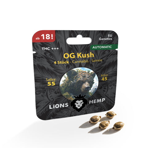Cannabis Samen OG Kush autoflowering Verpackung front