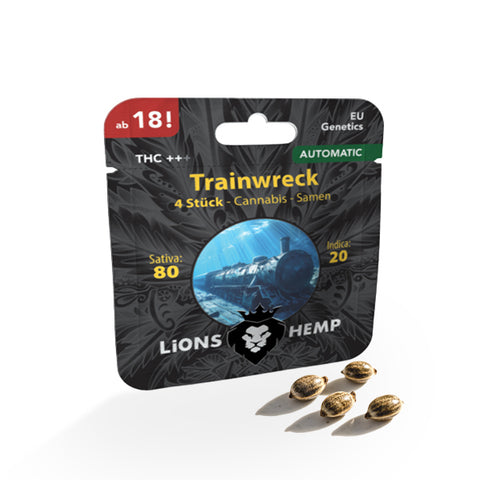 Cannabis Samen Trainwreck autoflowering Verpackung front