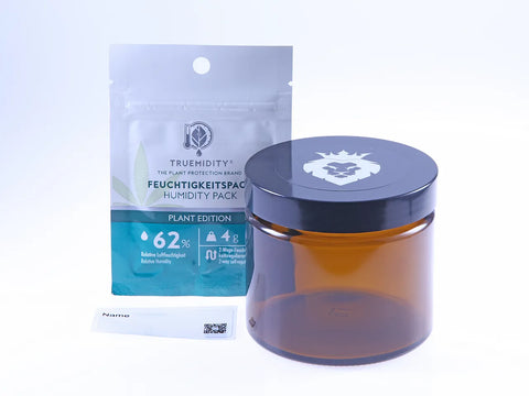 Lagerglas MED, braun