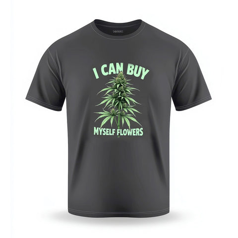 Damen T-Shirt Buy Myself Flowers